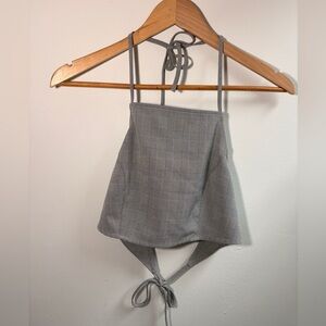 Forever 21 Women’s S Plaid Halter Top and Matching Shorts